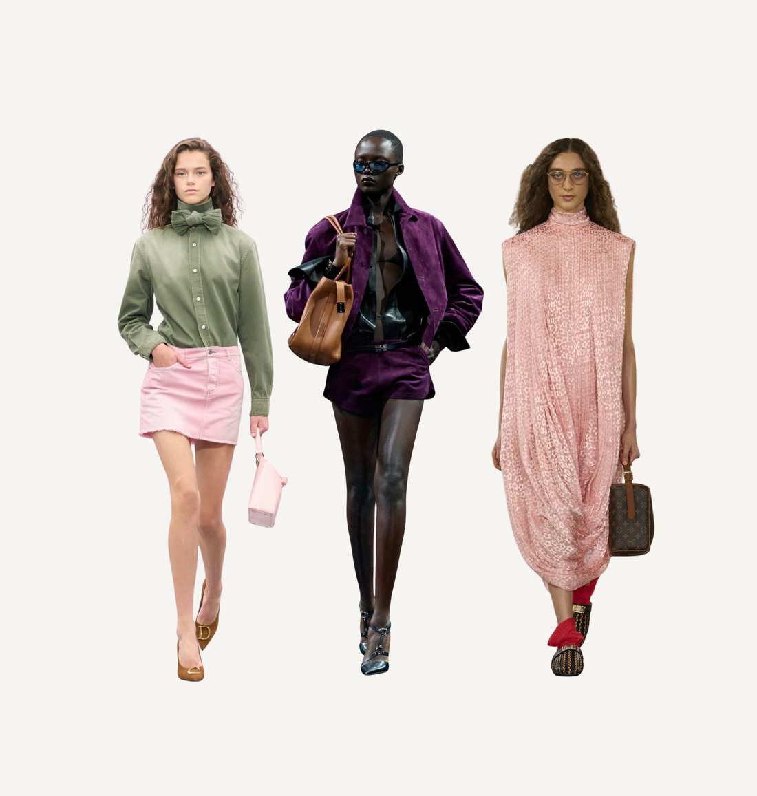 Photos from Dior, Tom Ford and Louis Vuitton's Instagram Pages