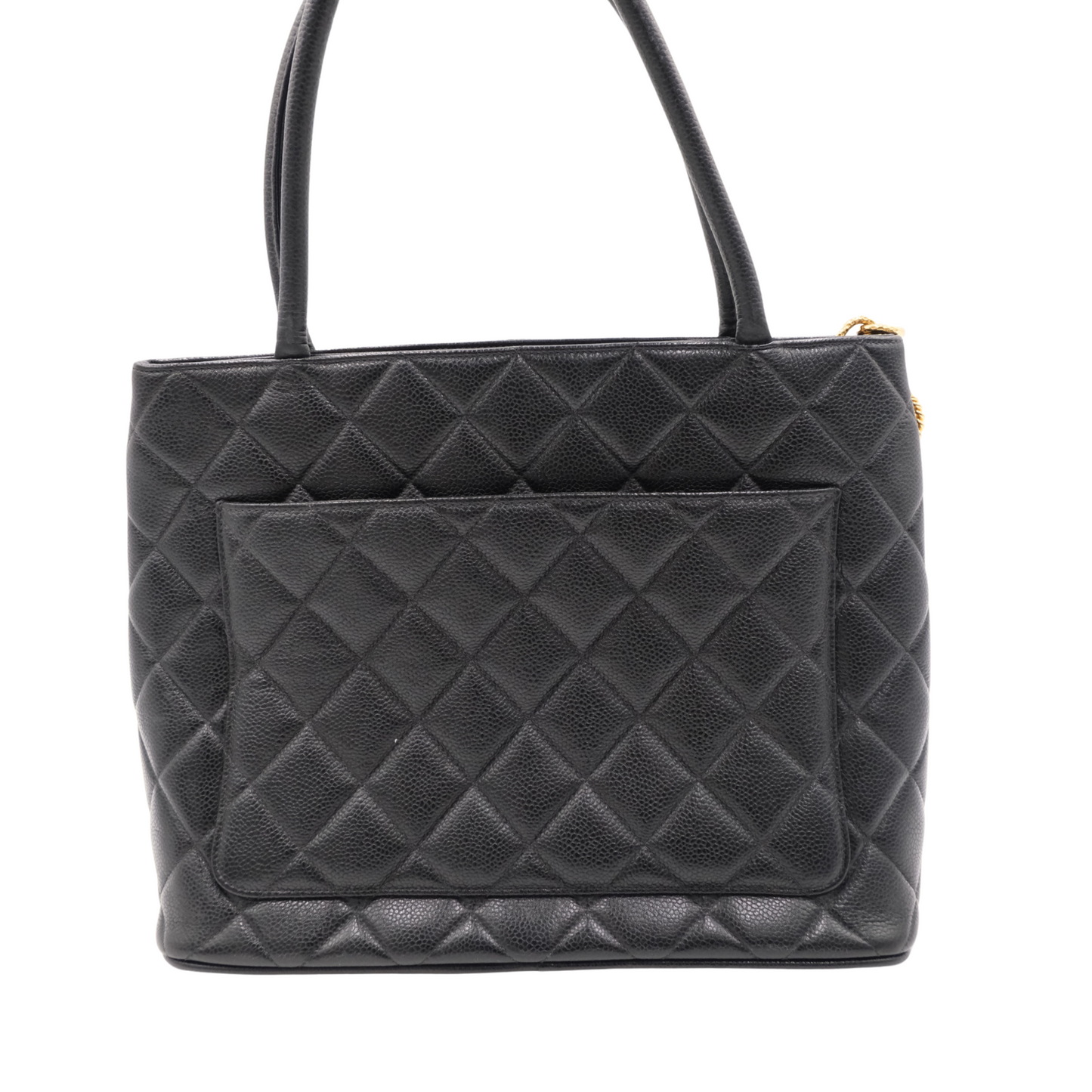 Chanel Caviar Medallion Tote Bag