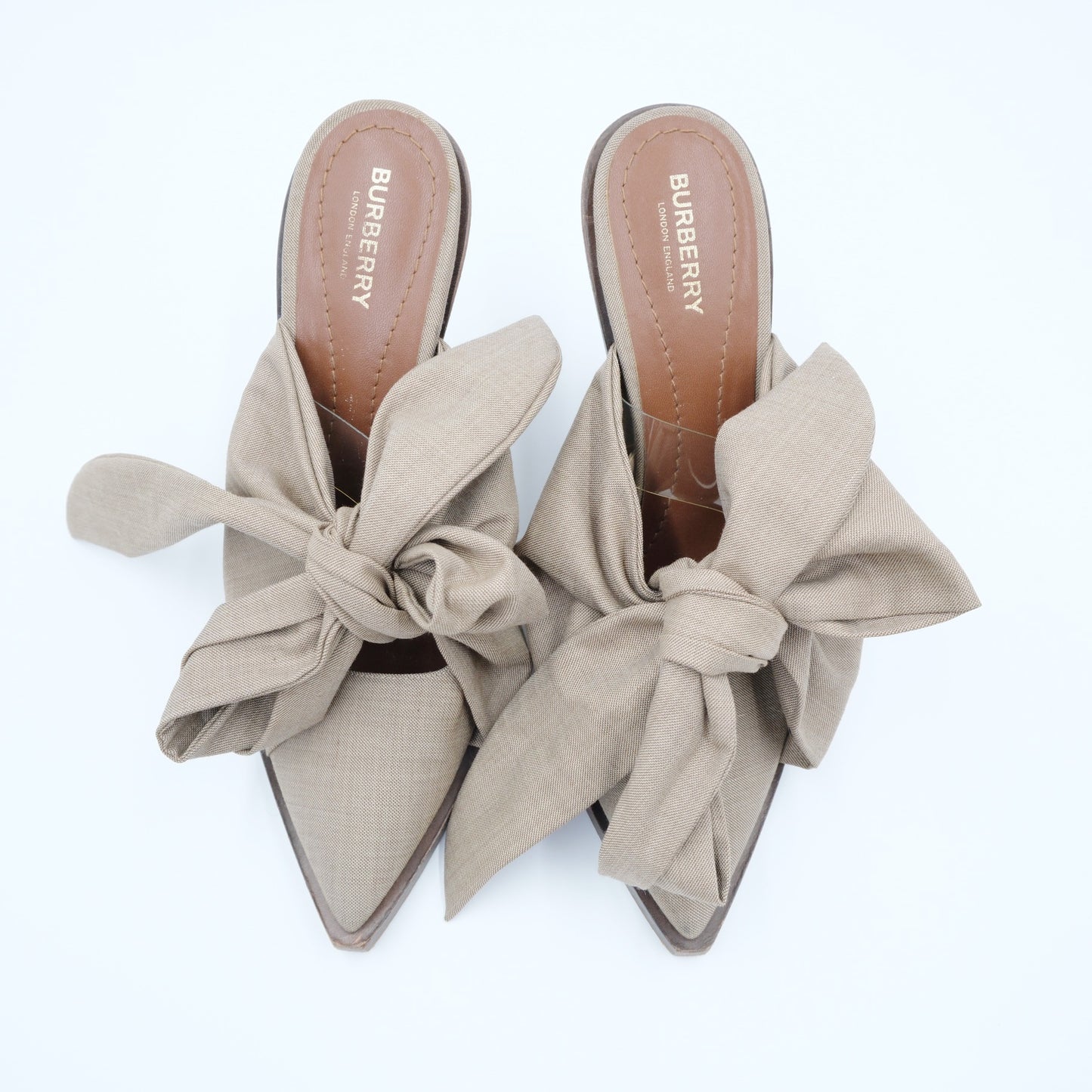 Burberry Tillington Ankle Wrap Mules