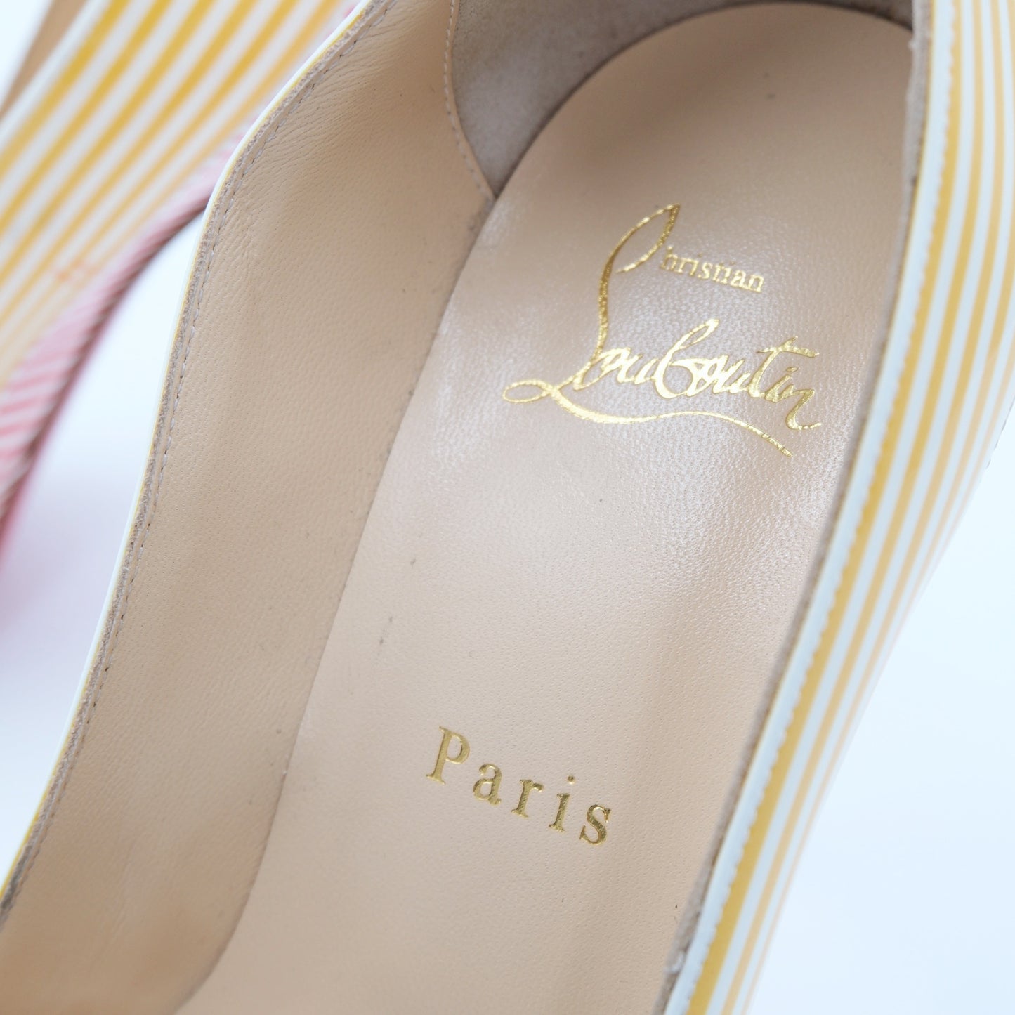 Christian Louboutin Marine Alta Pumps (Size 37)