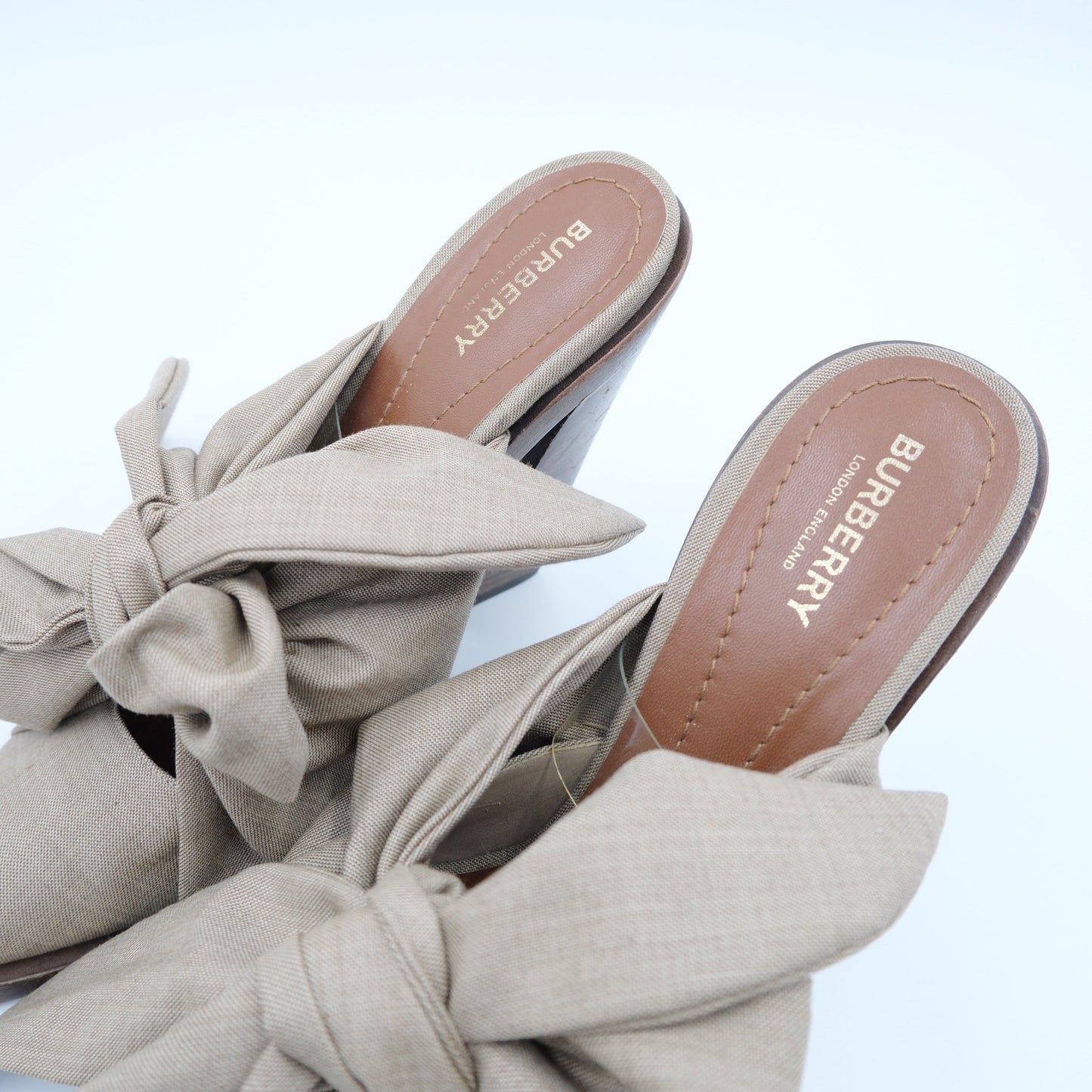 Burberry Tillington Ankle Wrap Mules