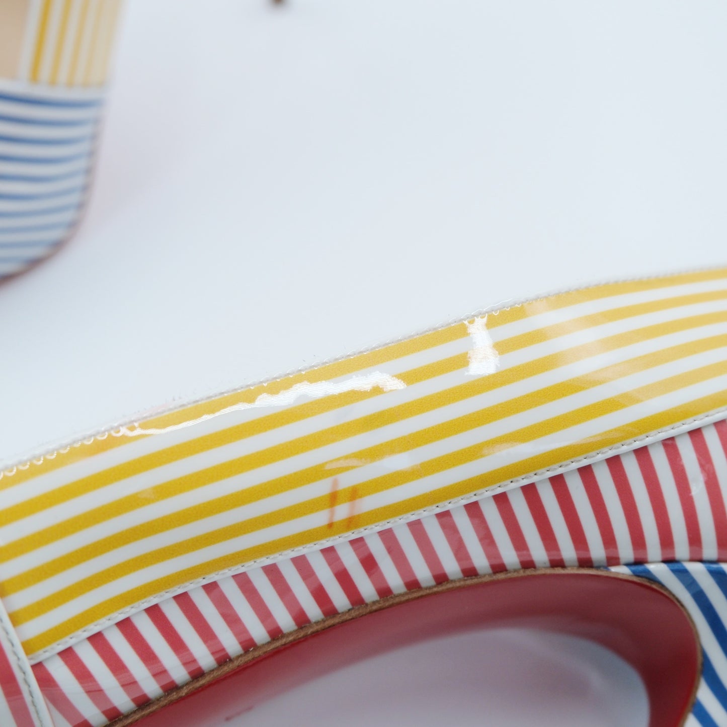 Christian Louboutin Marine Alta Pumps (Size 37)