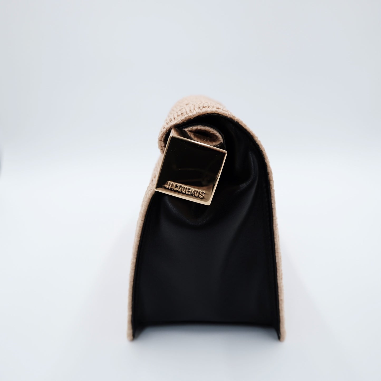 Jacquemus Rond Carre Raffia Clutch