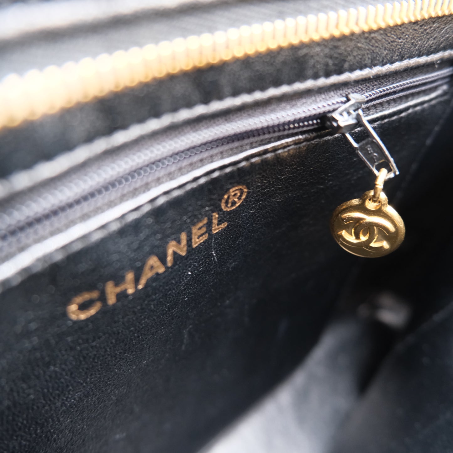 Chanel Caviar Medallion Tote Bag
