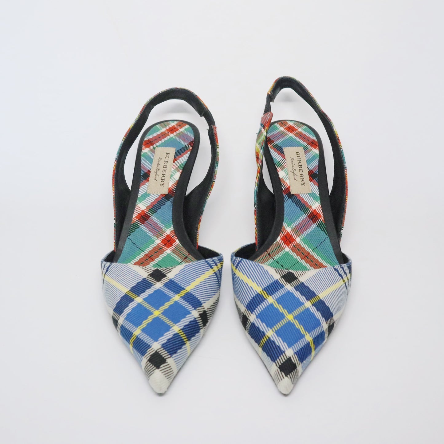 Burberry Tartan Slingback Heels
