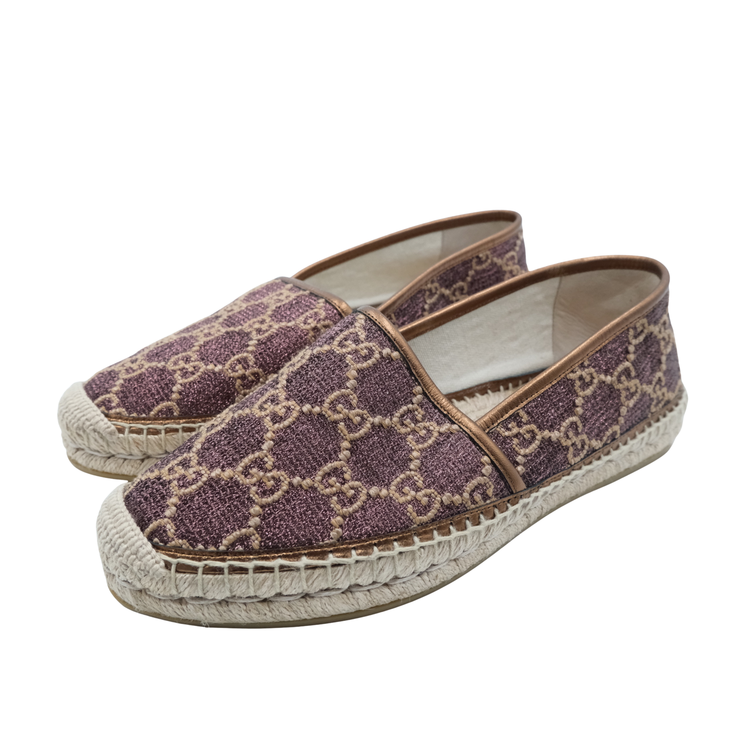 Gucci Metallic Espadrilles (Size 40)