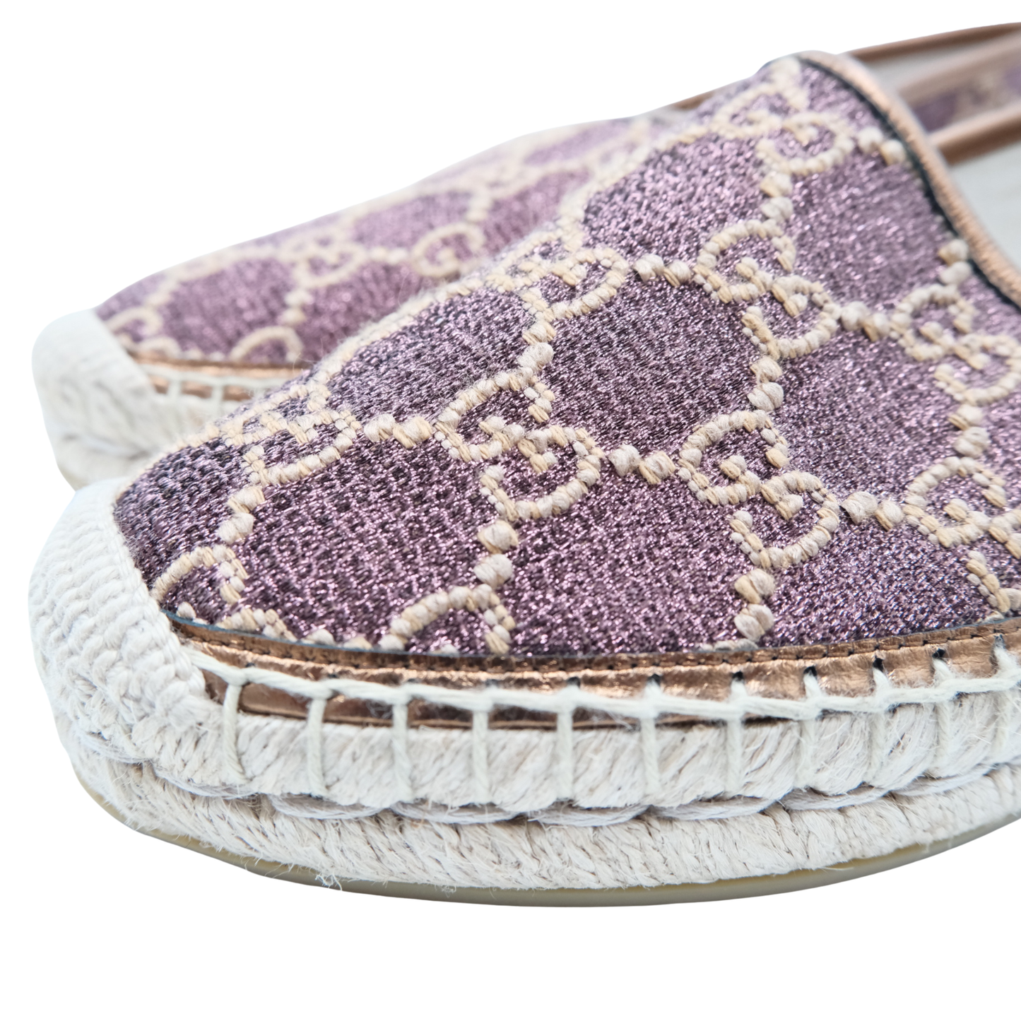 Gucci Metallic Espadrilles (Size 40)