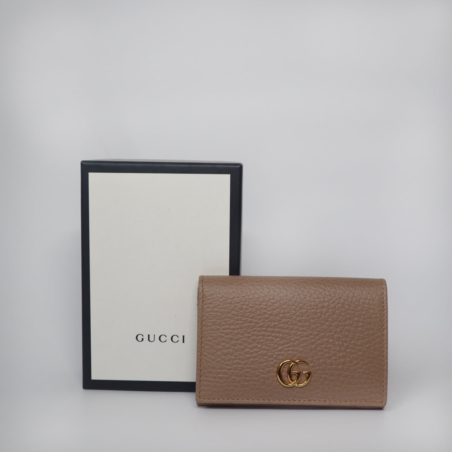 Gucci GG Marmont GG Logo Leather Card Case