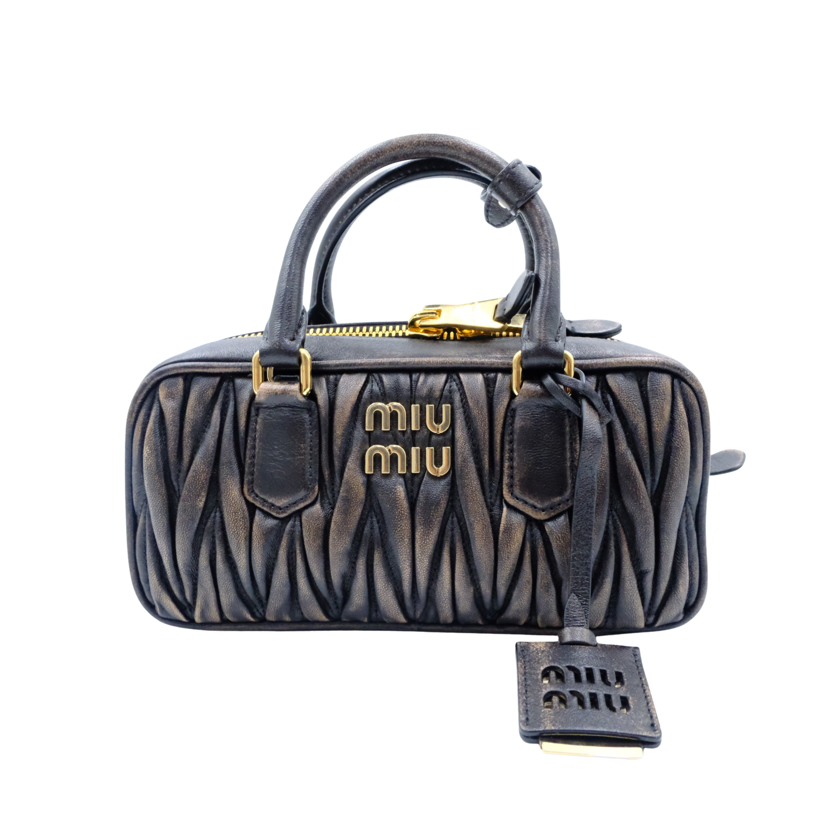 Miu Miu Arcadie Matelassé Tote Bag