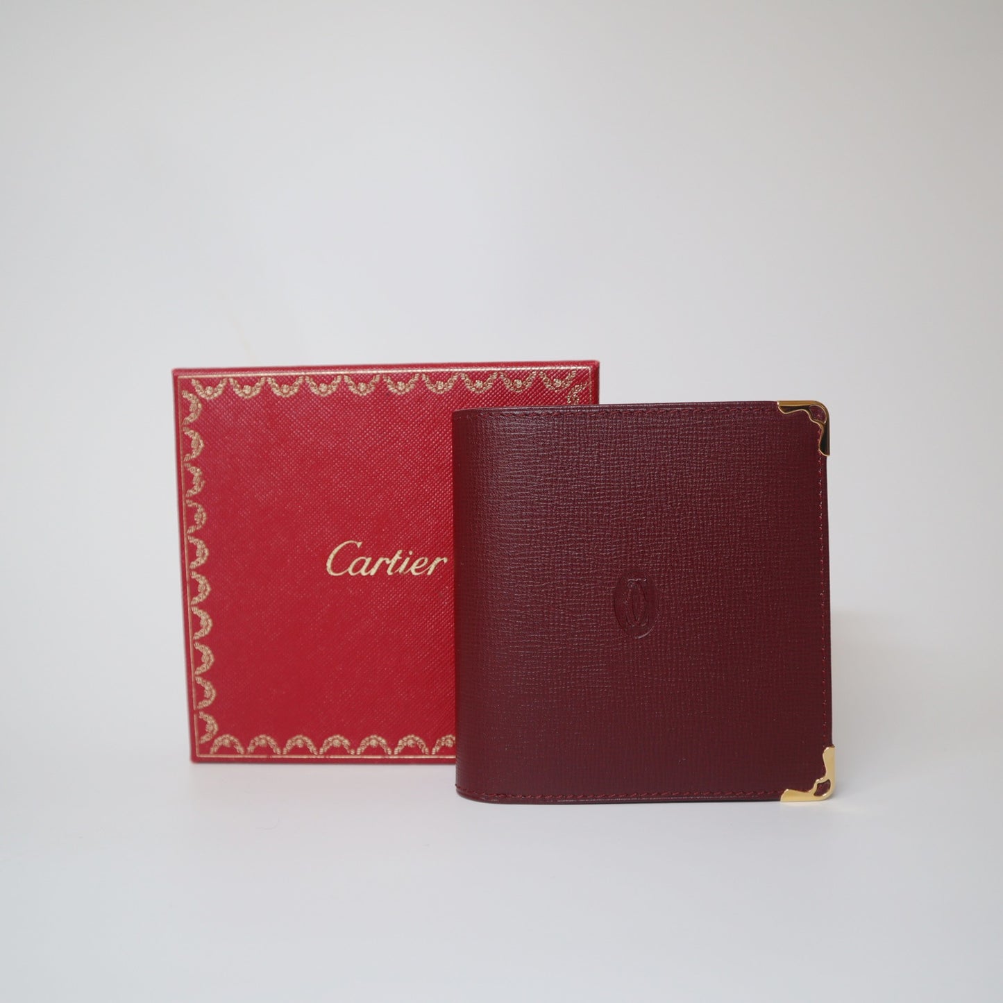 Cartier Must De Cartier Leather Bifold Wallet