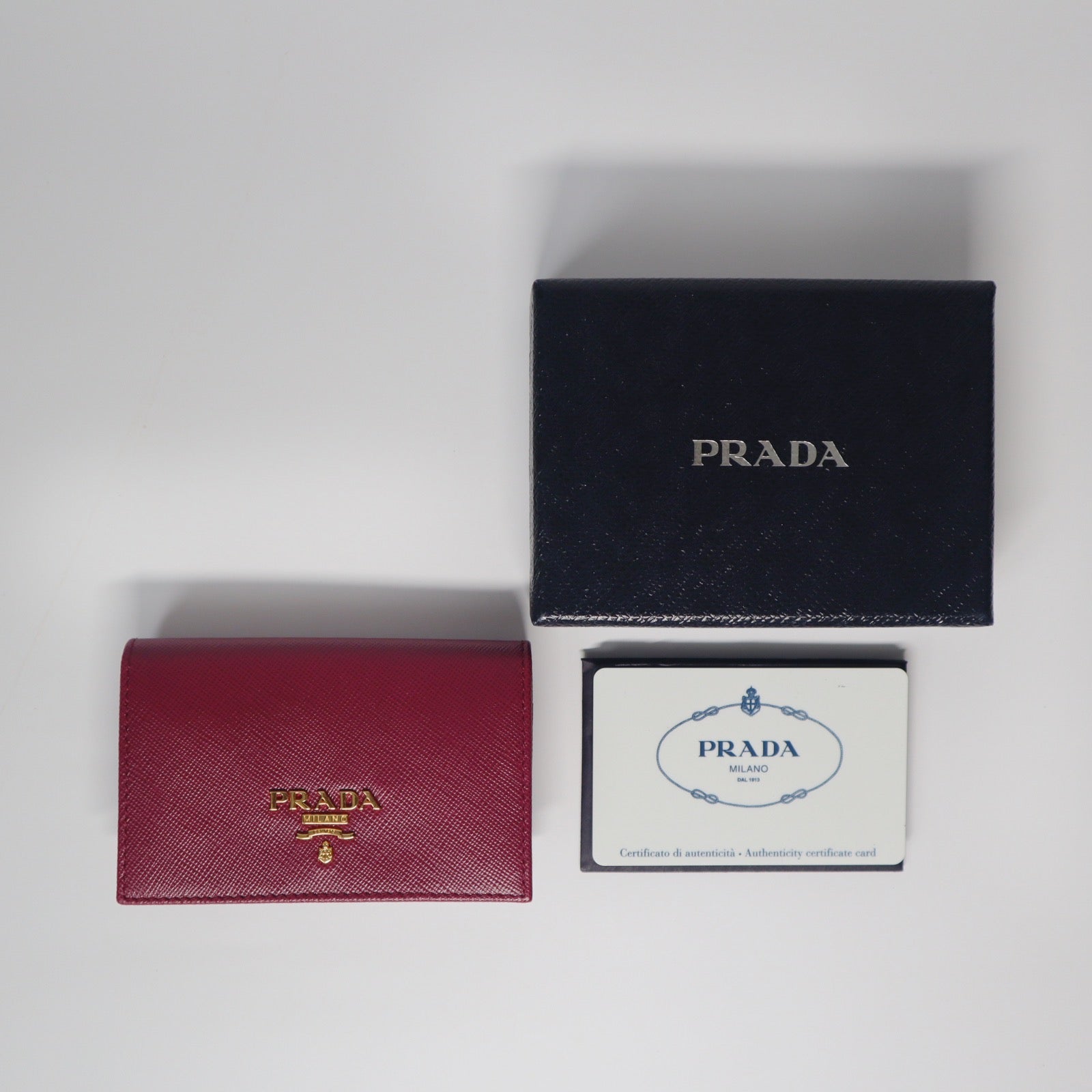 Prada Saffiano Leather Card Holder