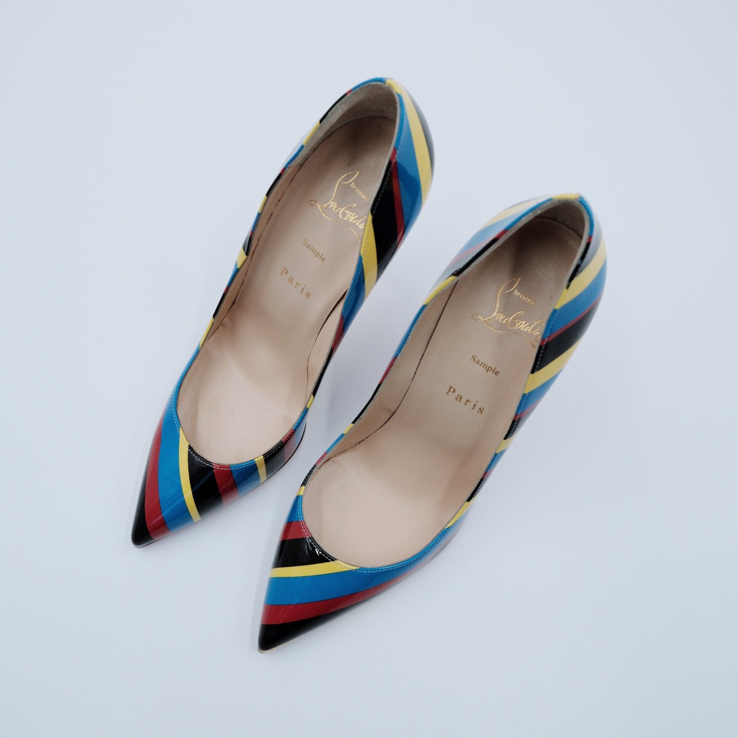 Christian Louboutin Airstripe Pigalle Pumps