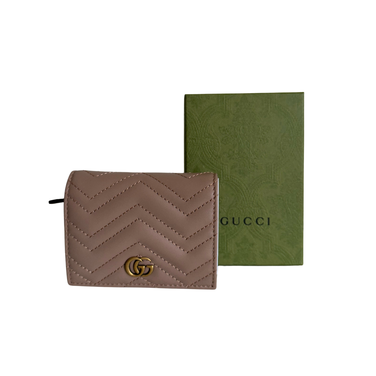 Gucci GG Marmont Calfskin Card Case