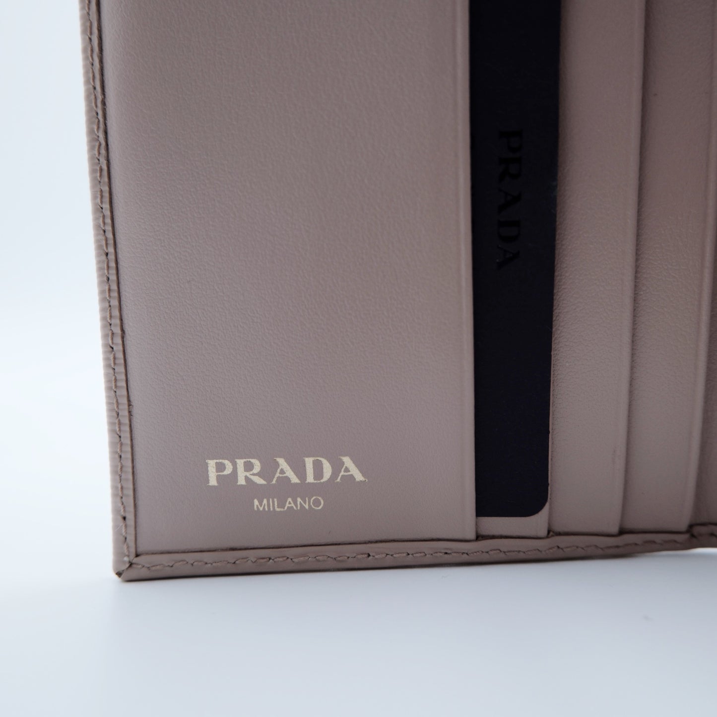 Prada Vitello Move Trifold Wallet