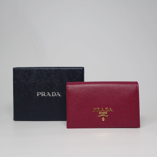 Prada Saffiano Leather Card Holder