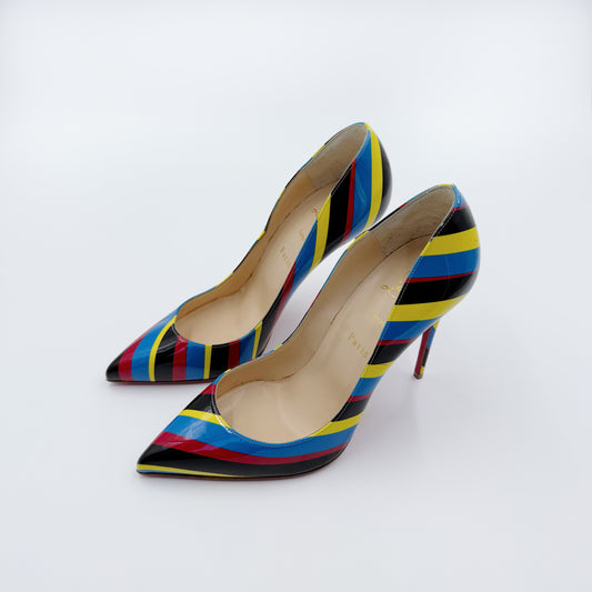 Christian Louboutin Airstripe Pigalle Pumps