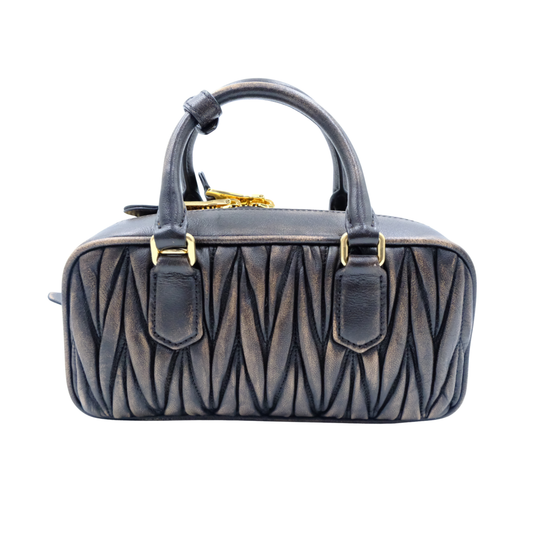 Miu Miu Arcadie Matelassé Tote Bag