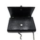 Saint Laurent Kate Small Croc-Embossed Bag