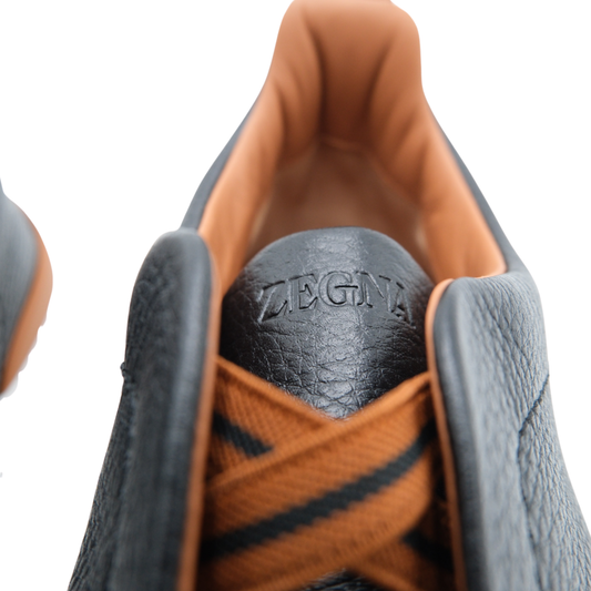 Zegna Deerskin Triple Stitch Sneakers (Size 10.5)