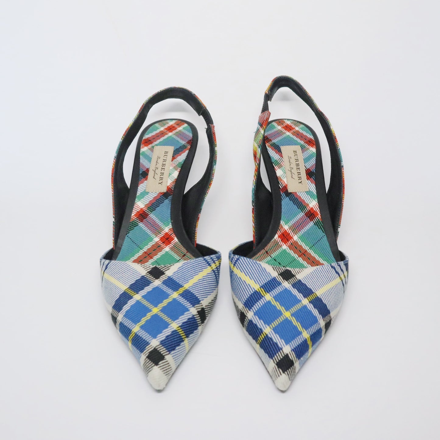 Burberry Tartan Slingback Heels