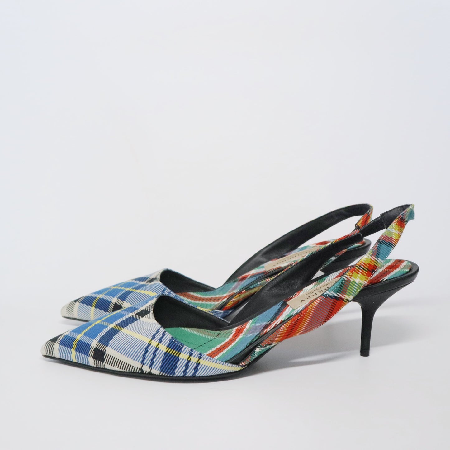 Burberry Tartan Slingback Heels