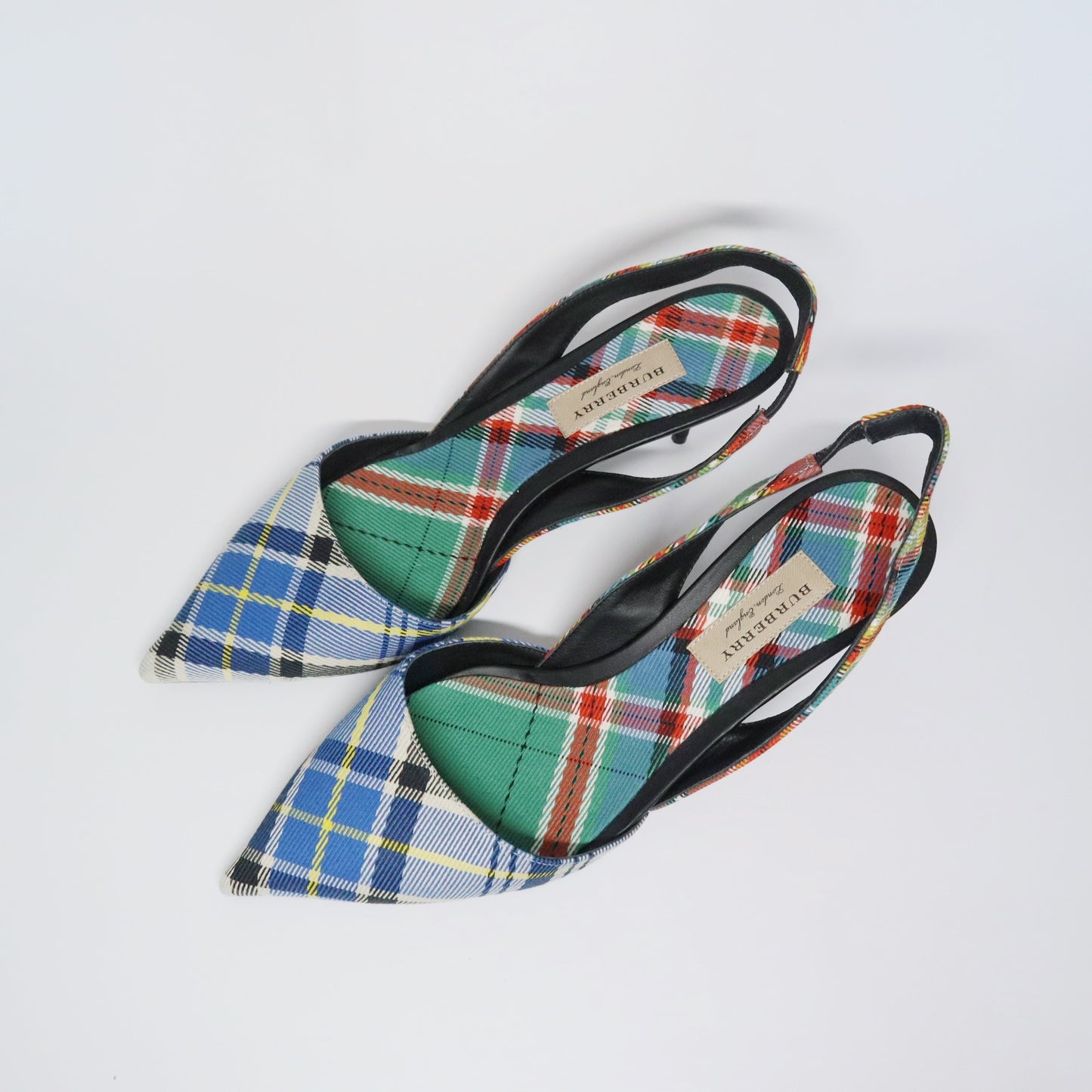 Burberry Tartan Slingback Heels