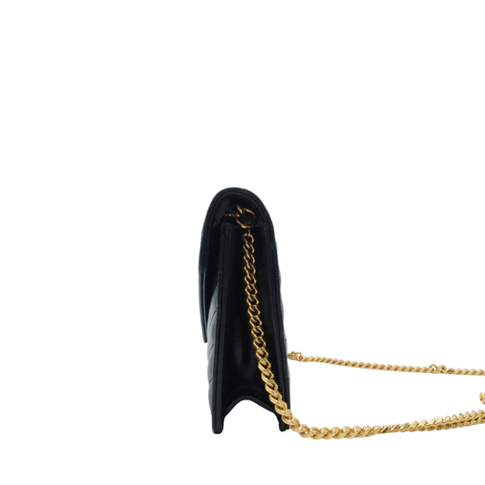 Saint Laurent Cassandre Envelope Chain Wallet