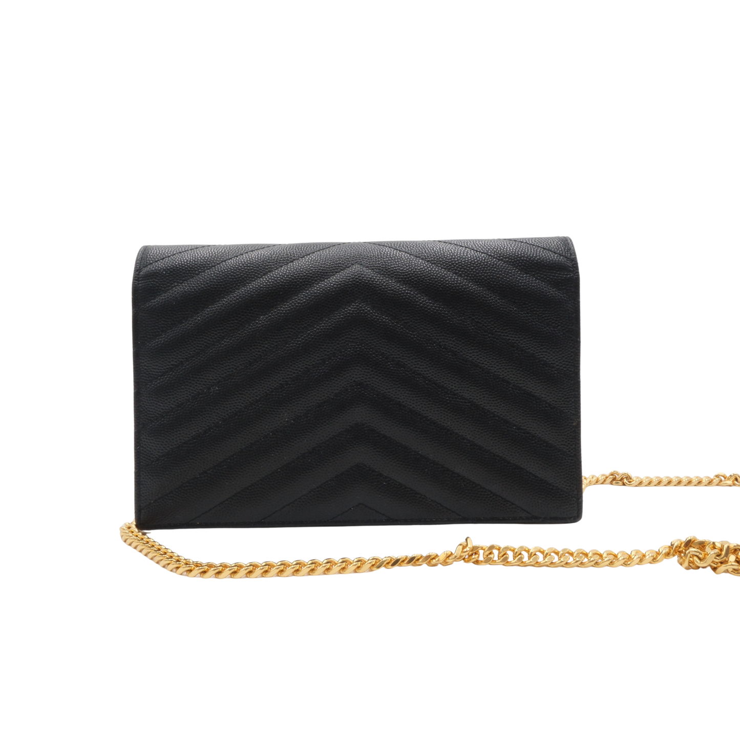 Saint Laurent Cassandre Envelope Chain Wallet