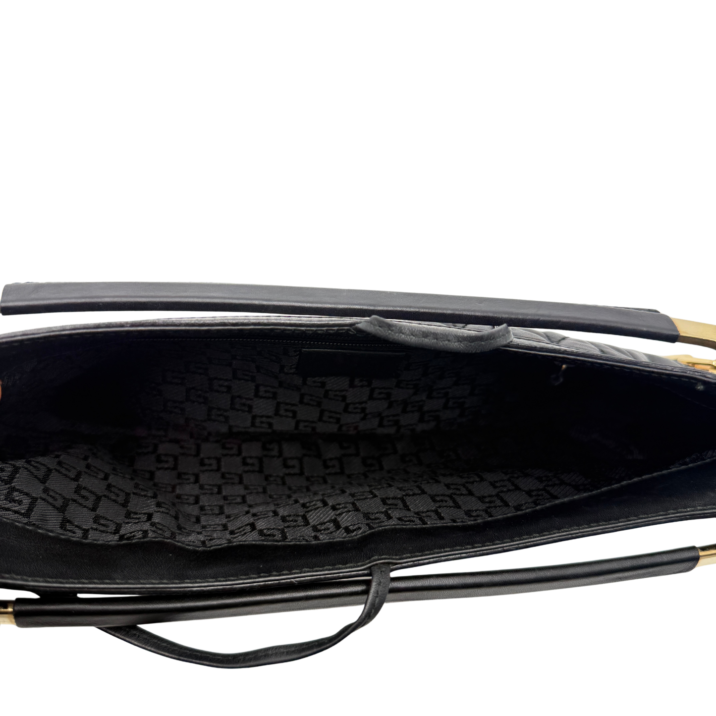 Vintage Gucci Quilted Leather Handbag