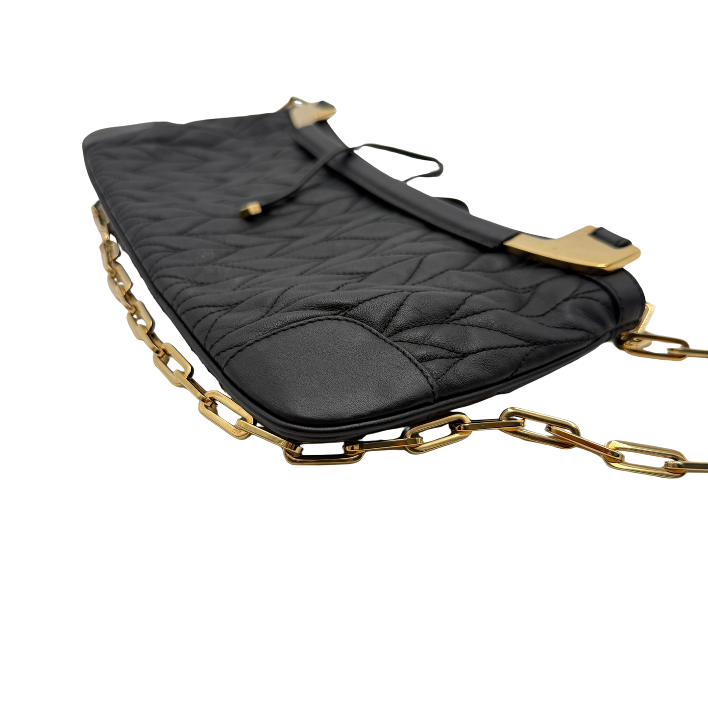 Vintage Gucci Quilted Leather Handbag