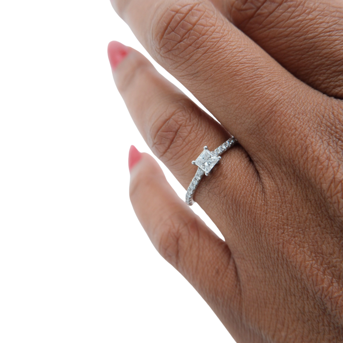 Tiffany & Co. Novo® Princess-Cut Diamond Engagement Ring