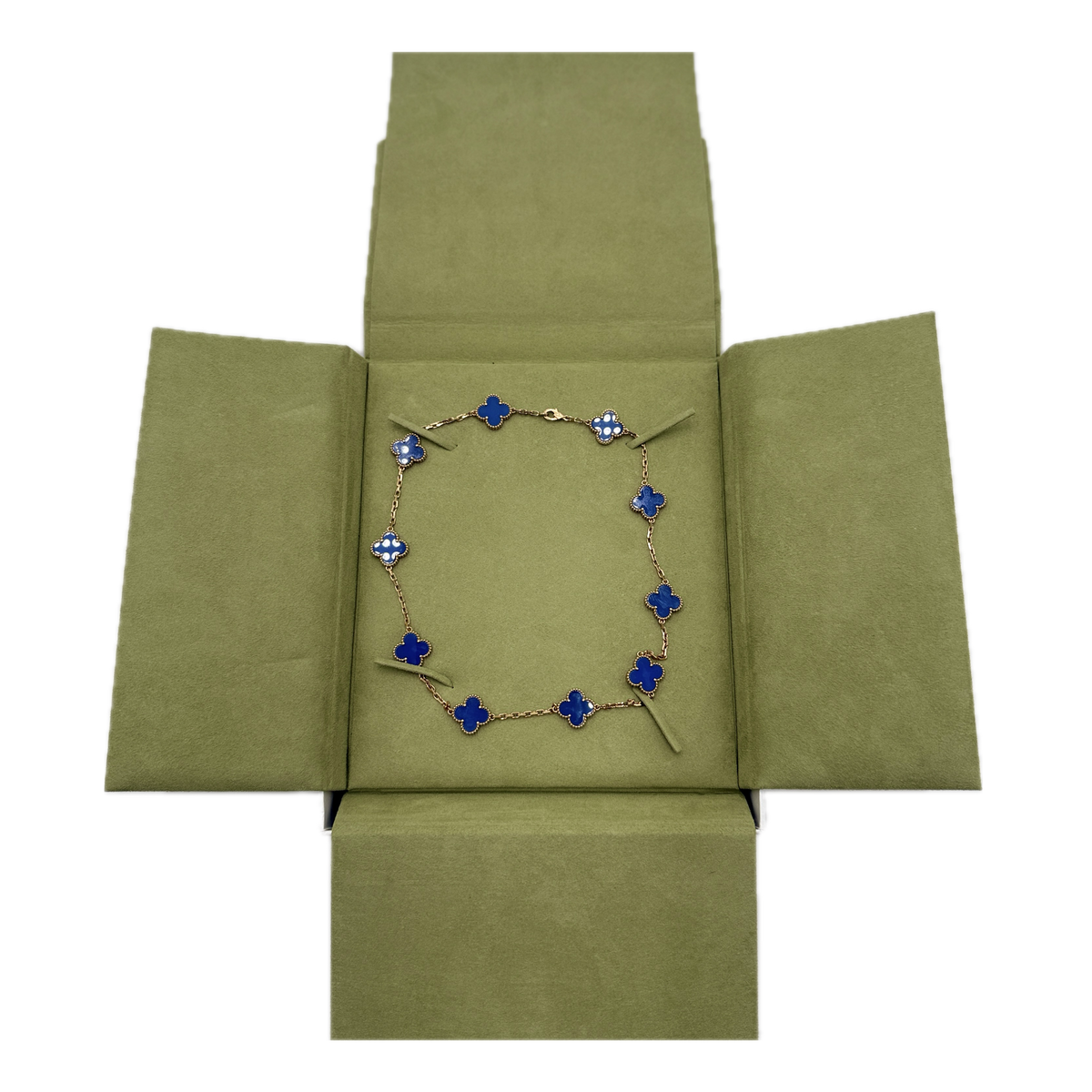 Van Cleef & Arpels Vintage Alhambra 10-Motif Necklace