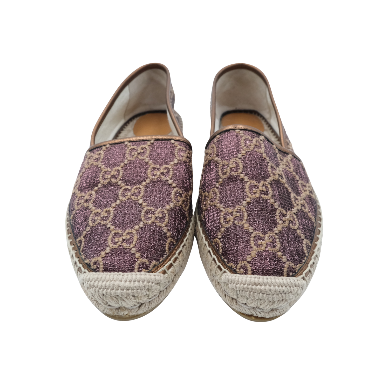 Gucci Metallic Espadrilles (Size 40)