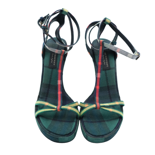 Burberry Tartan Heels (Size 40)