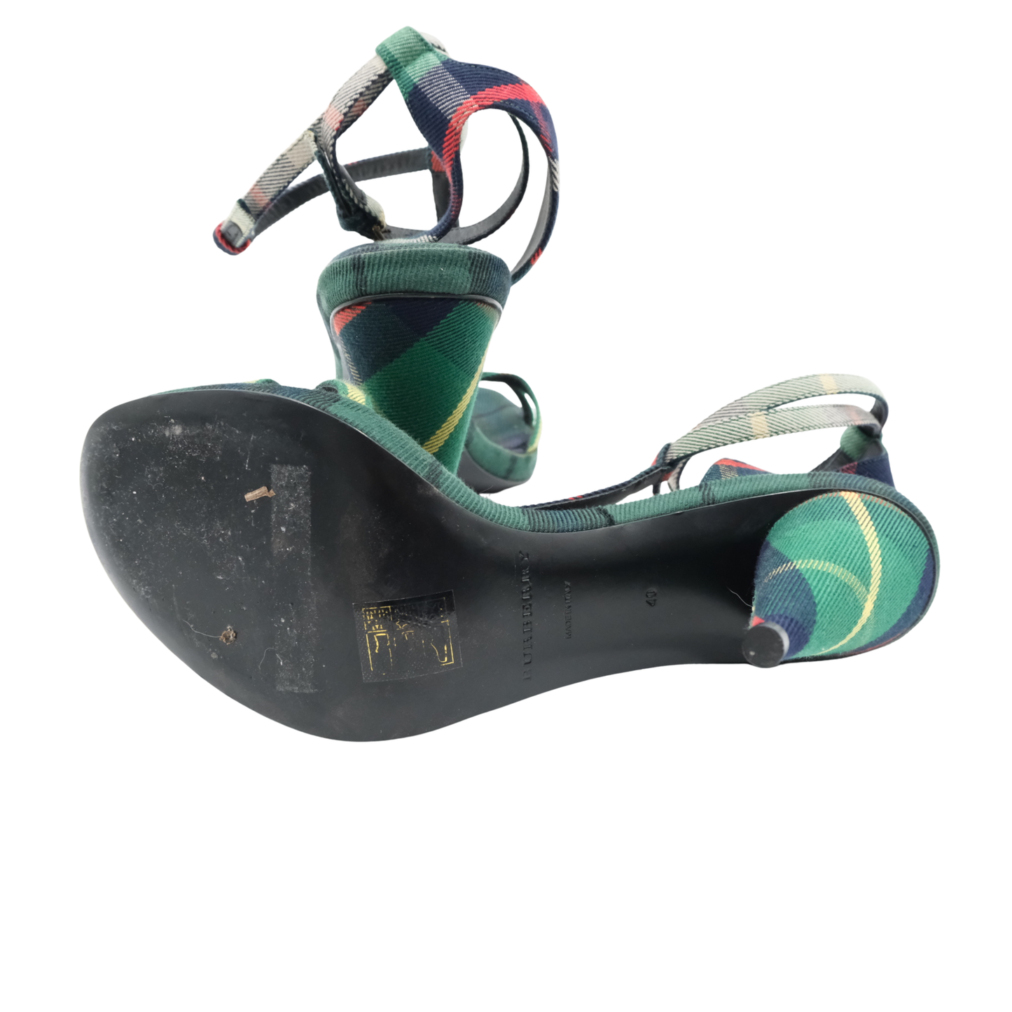 Burberry Tartan Heels (Size 40)